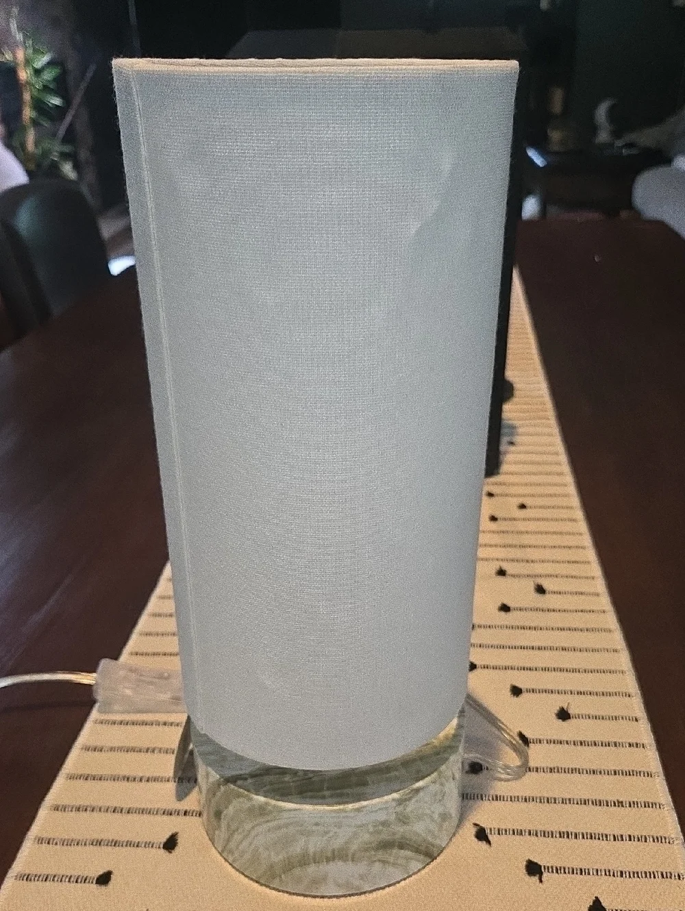 Faux Marble Lamp NEW